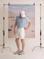 COASTAL KNIT POLO - SKY BLUE