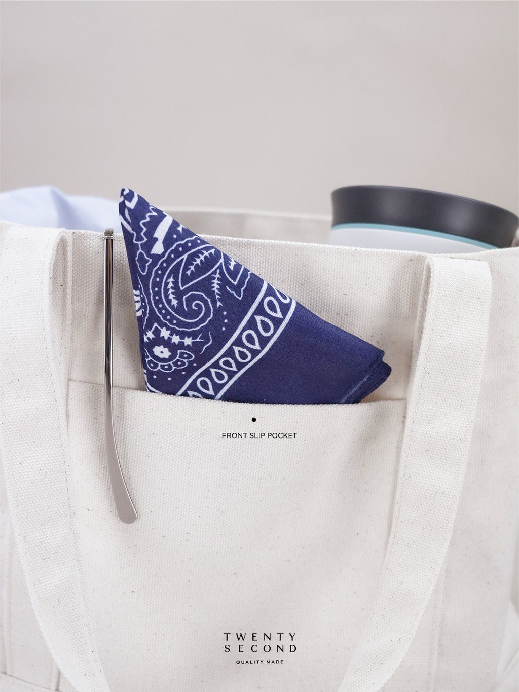 EVERYDAY VACATION CLUB TOTE BAG - WHITE
