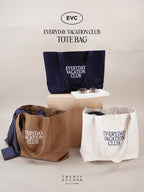 EVERYDAY VACATION CLUB TOTE BAG - KHAKI