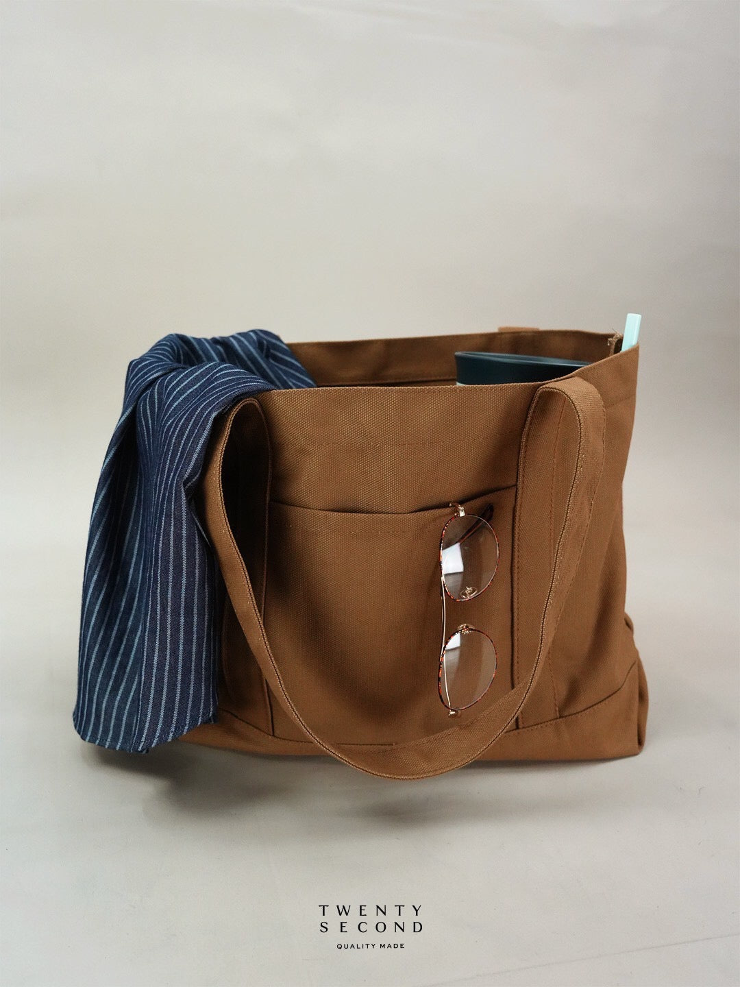 EVERYDAY VACATION CLUB TOTE BAG - KHAKI