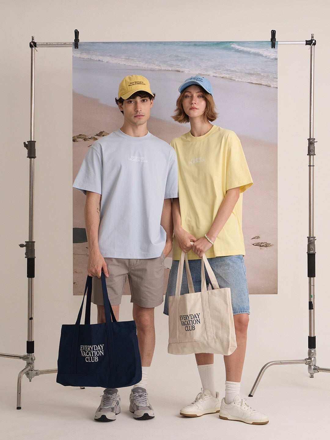 EVERYDAY VACATION CLUB TOTE BAG - WHITE