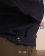 LINEN SPRING JACKET - MIDNIGH NAVY