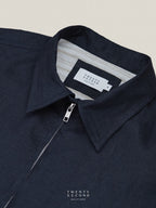 LINEN SPRING JACKET - MIDNIGH NAVY