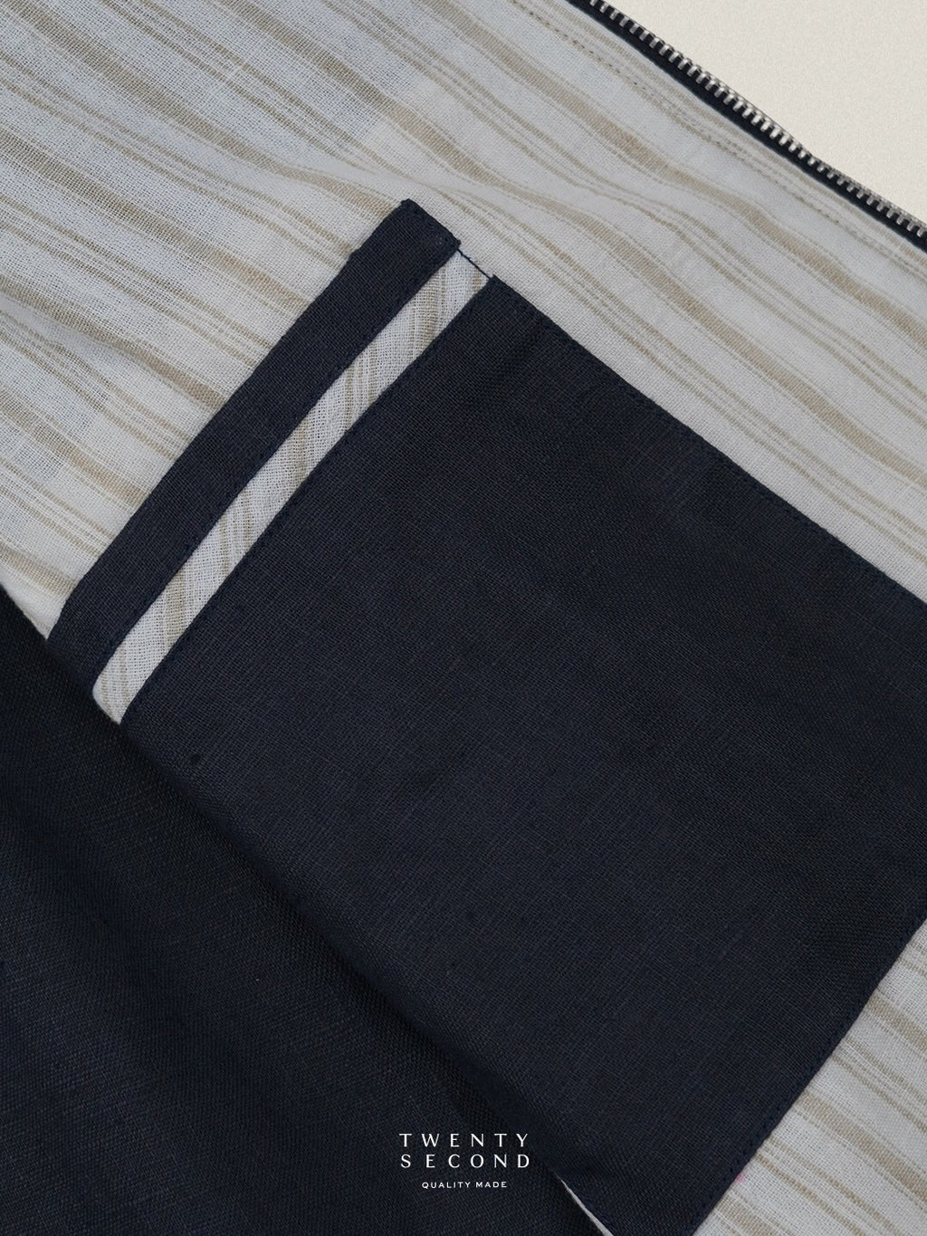 LINEN SPRING JACKET - MIDNIGH NAVY