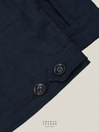 LINEN SPRING JACKET - MIDNIGH NAVY