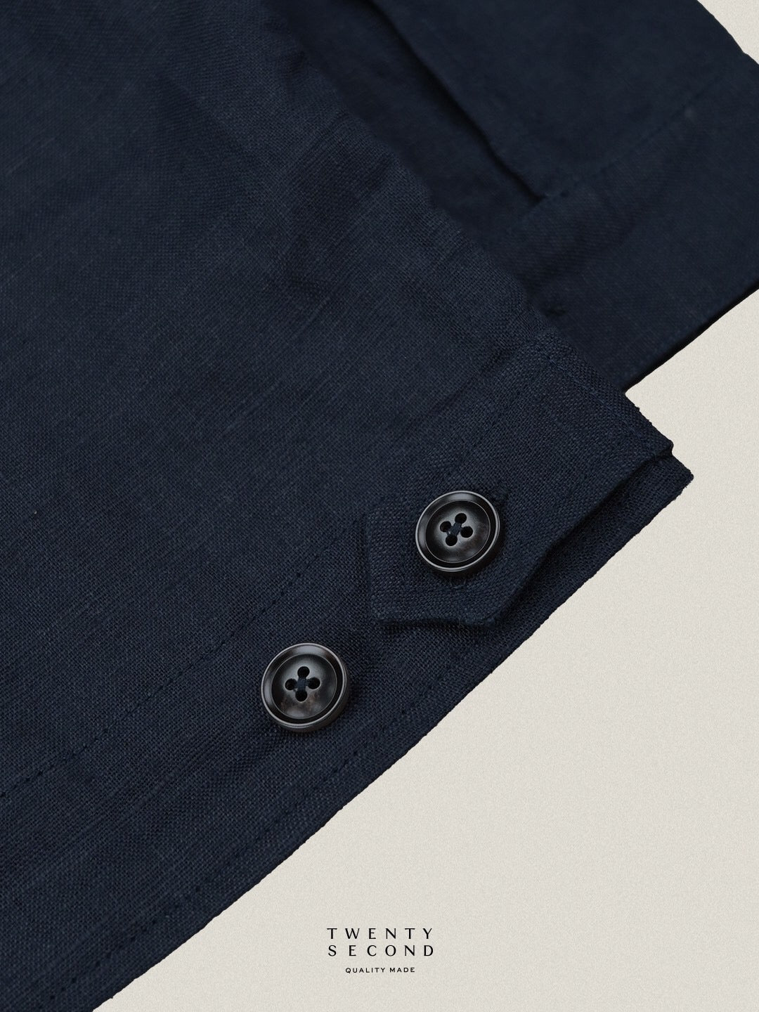 LINEN SPRING JACKET - MIDNIGH NAVY