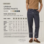 URBAN CHINO PANTS - KHAKI