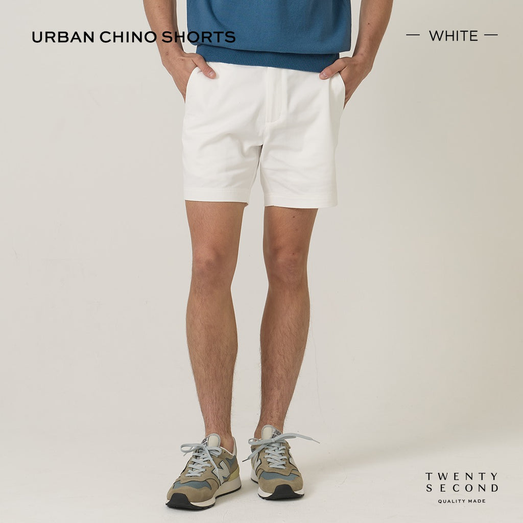 URBAN CHINO SHORTS - WHITE