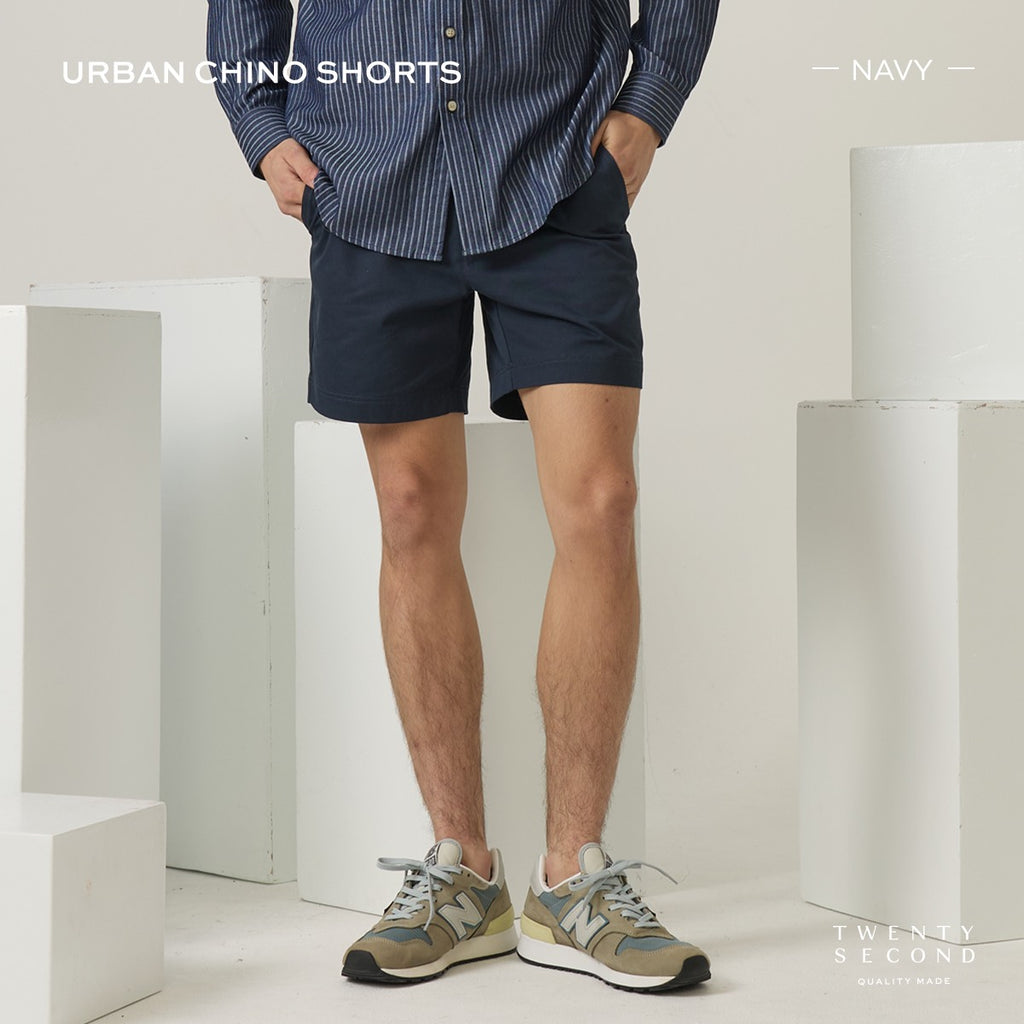 URBAN CHINO SHORTS - NAVY