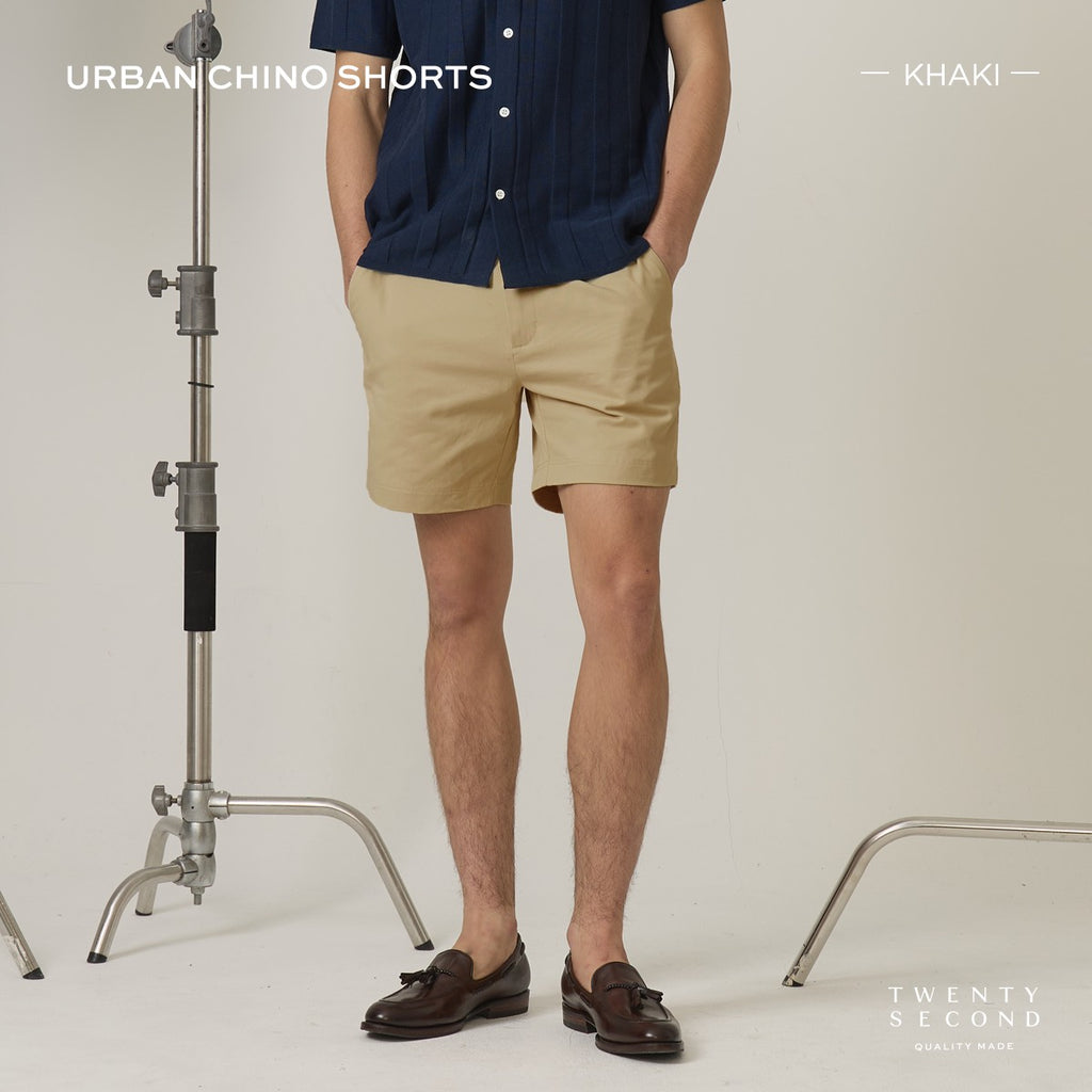 URBAN CHINO SHORTS - KHAKI