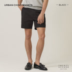 URBAN CHINO SHORTS - BLACK