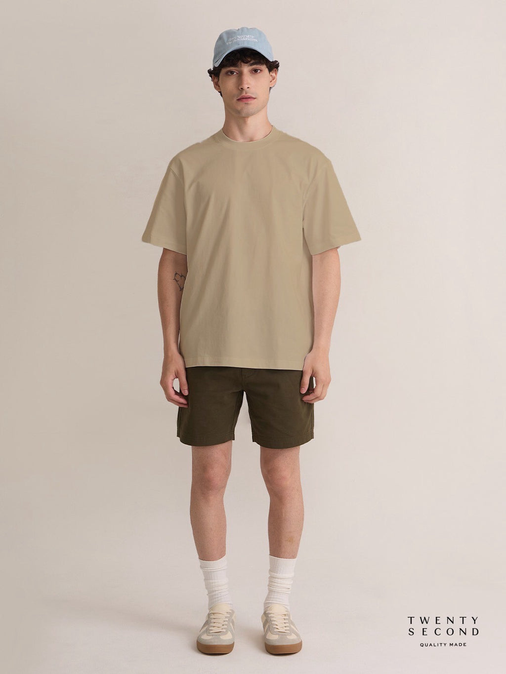 ESSENTIAL TEE - KHAKI