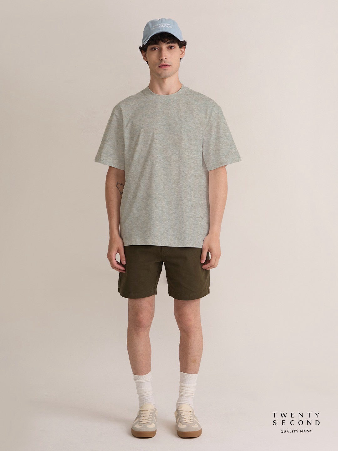 ESSENTIAL TEE - OATMEAL