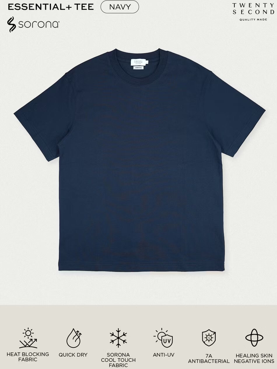 ESSENTIAL  TEE - NAVY