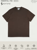 ESSENTIAL TEE - BROWN