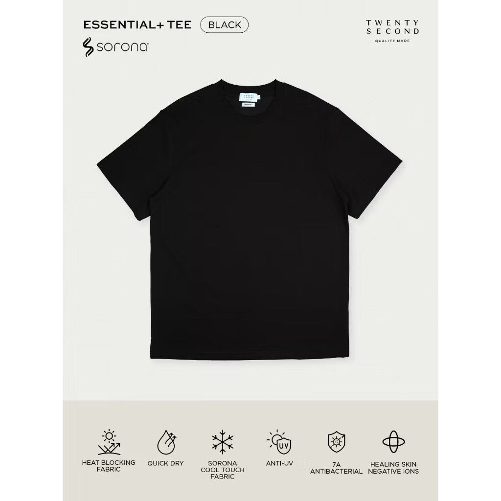 ESSENTIAL  TEE - BLACK