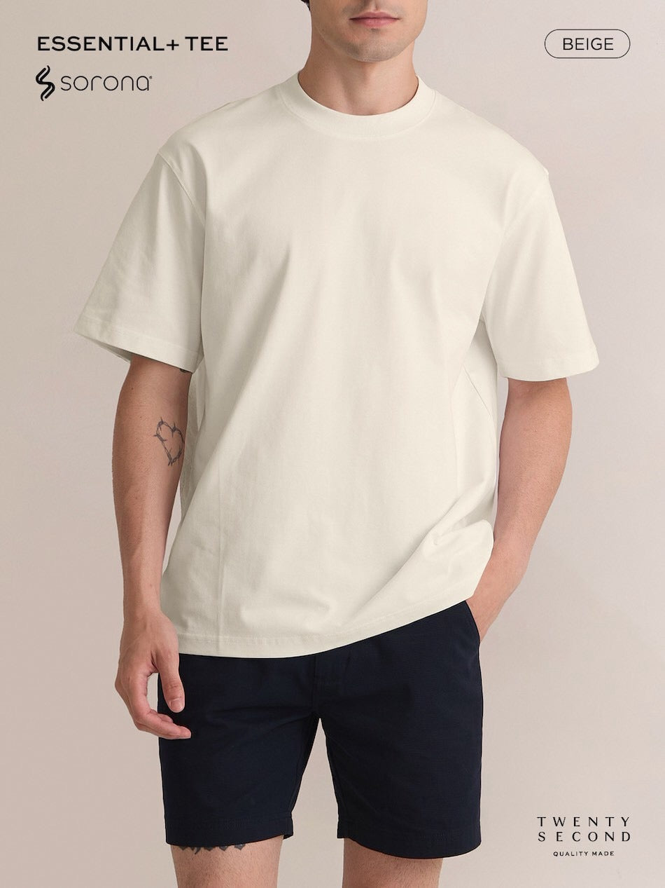 ESSENTIAL TEE - BEIGE