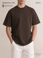 ESSENTIAL TEE - BROWN