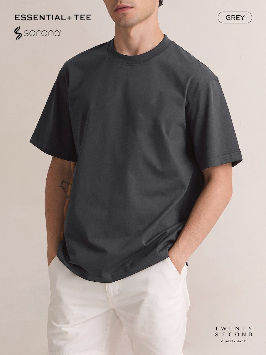 ESSENTIAL  TEE - GREY