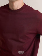 ESSENTIAL  TEE - MAR00N