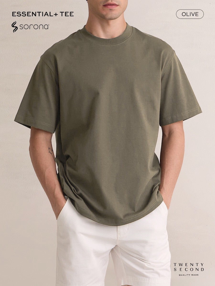 ESSENTIAL  TEE - OLIVE