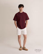 ESSENTIAL  TEE - MAR00N