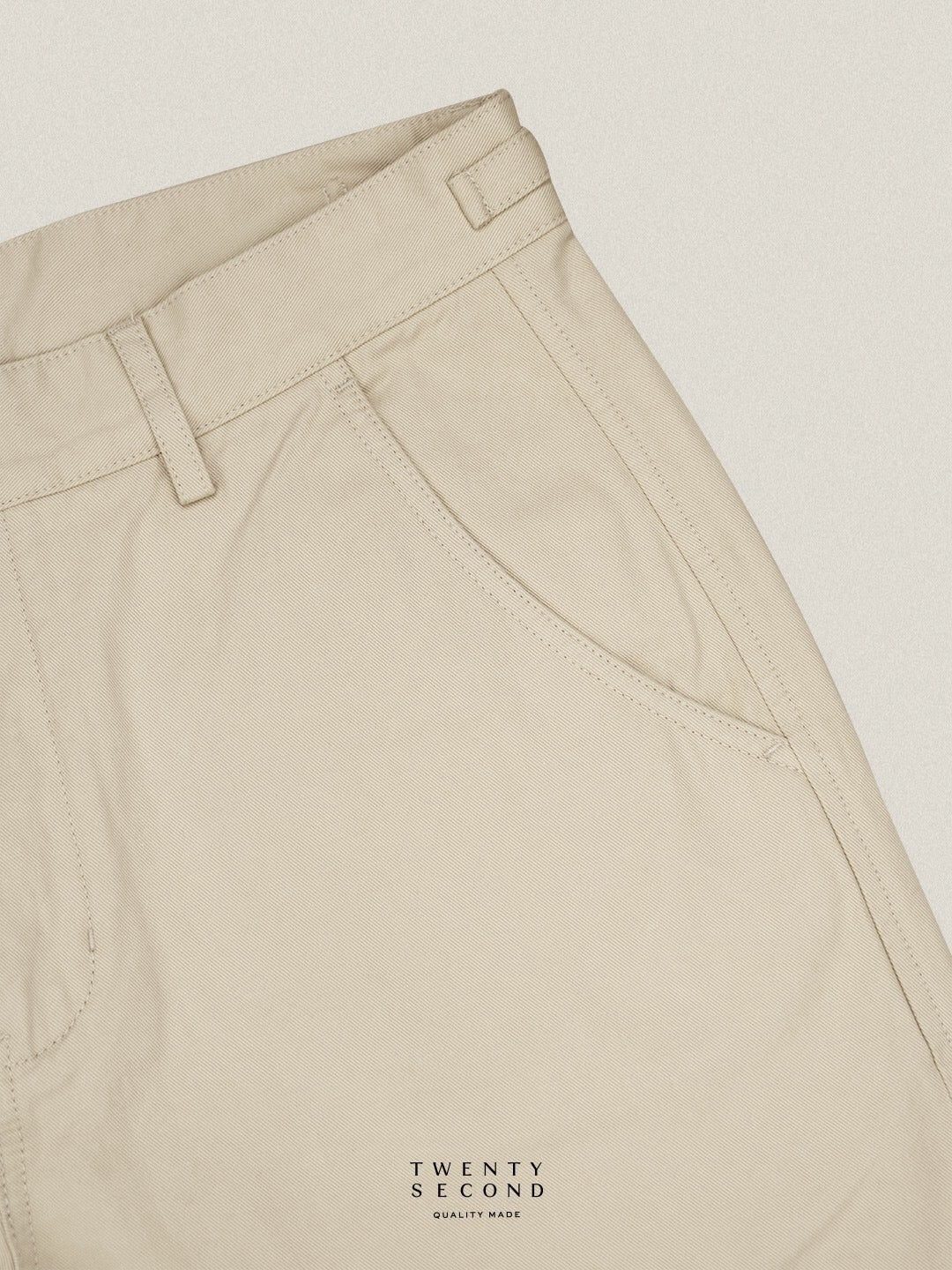 CITY CHINO SHORTS - BEIGE
