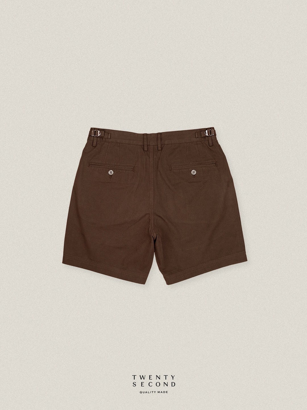CITY CHINO SHORTS - BROWN