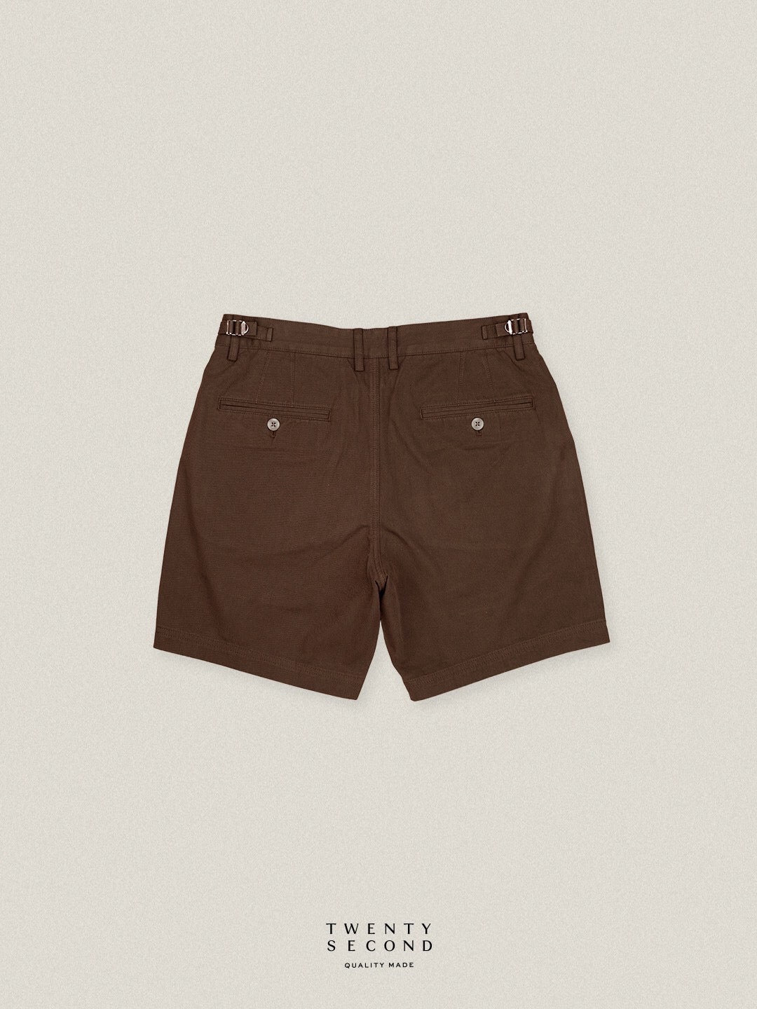 CITY CHINO SHORTS - BROWN
