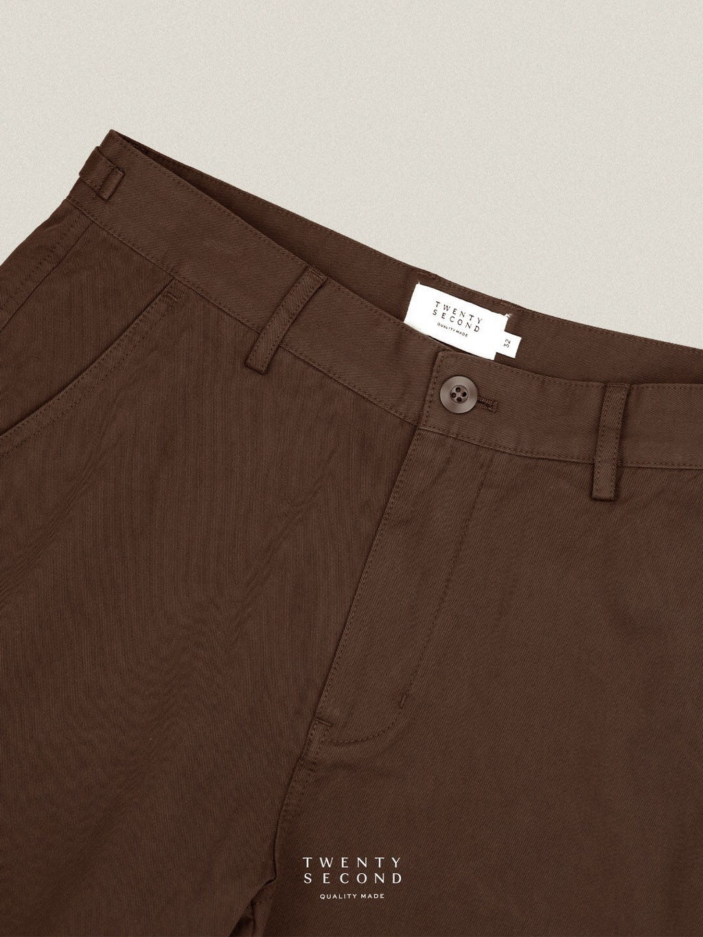 CITY CHINO SHORTS - BROWN