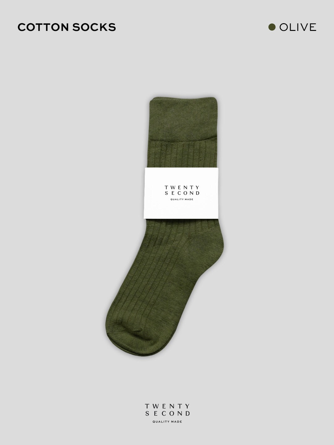 MID CALF COTTON SOCKS