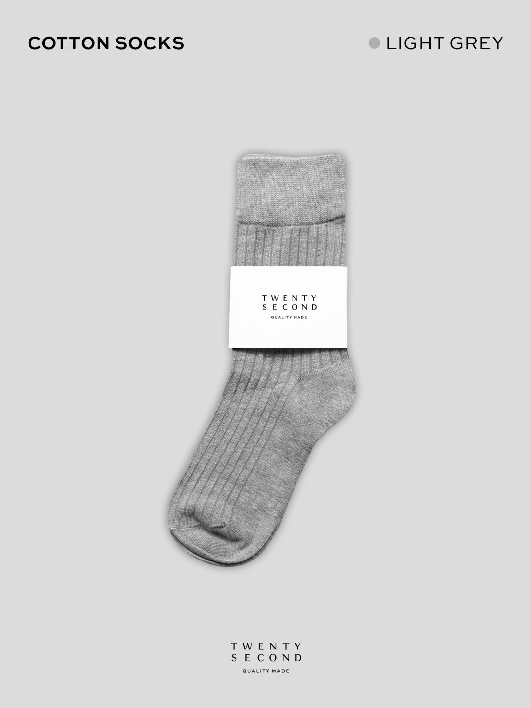 MID CALF COTTON SOCKS