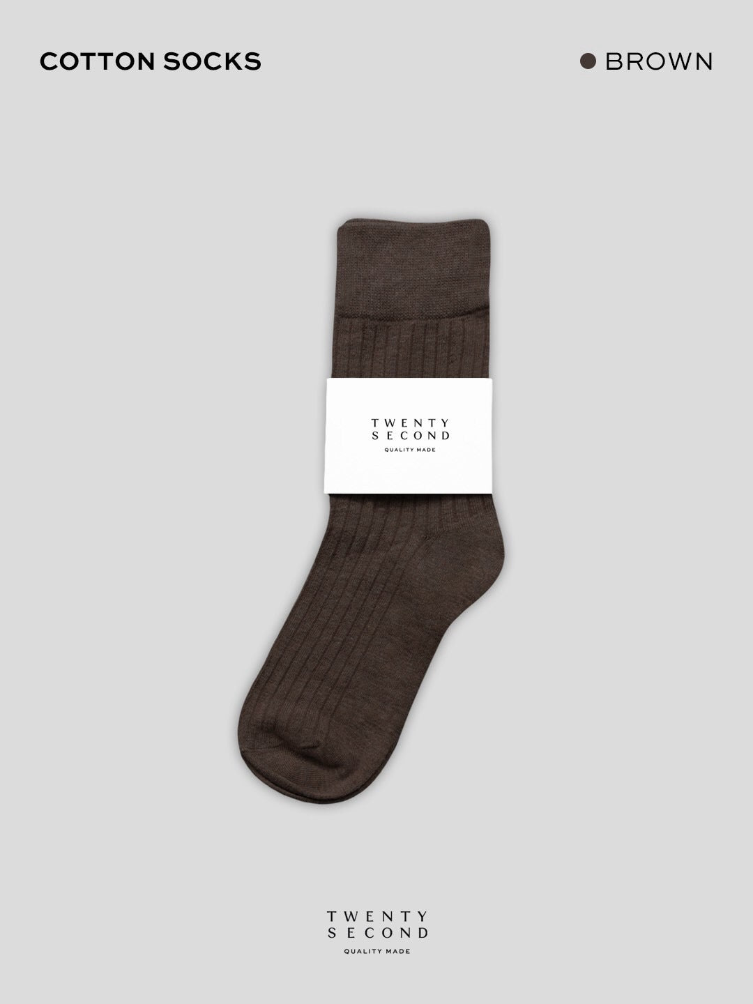MID CALF COTTON SOCKS