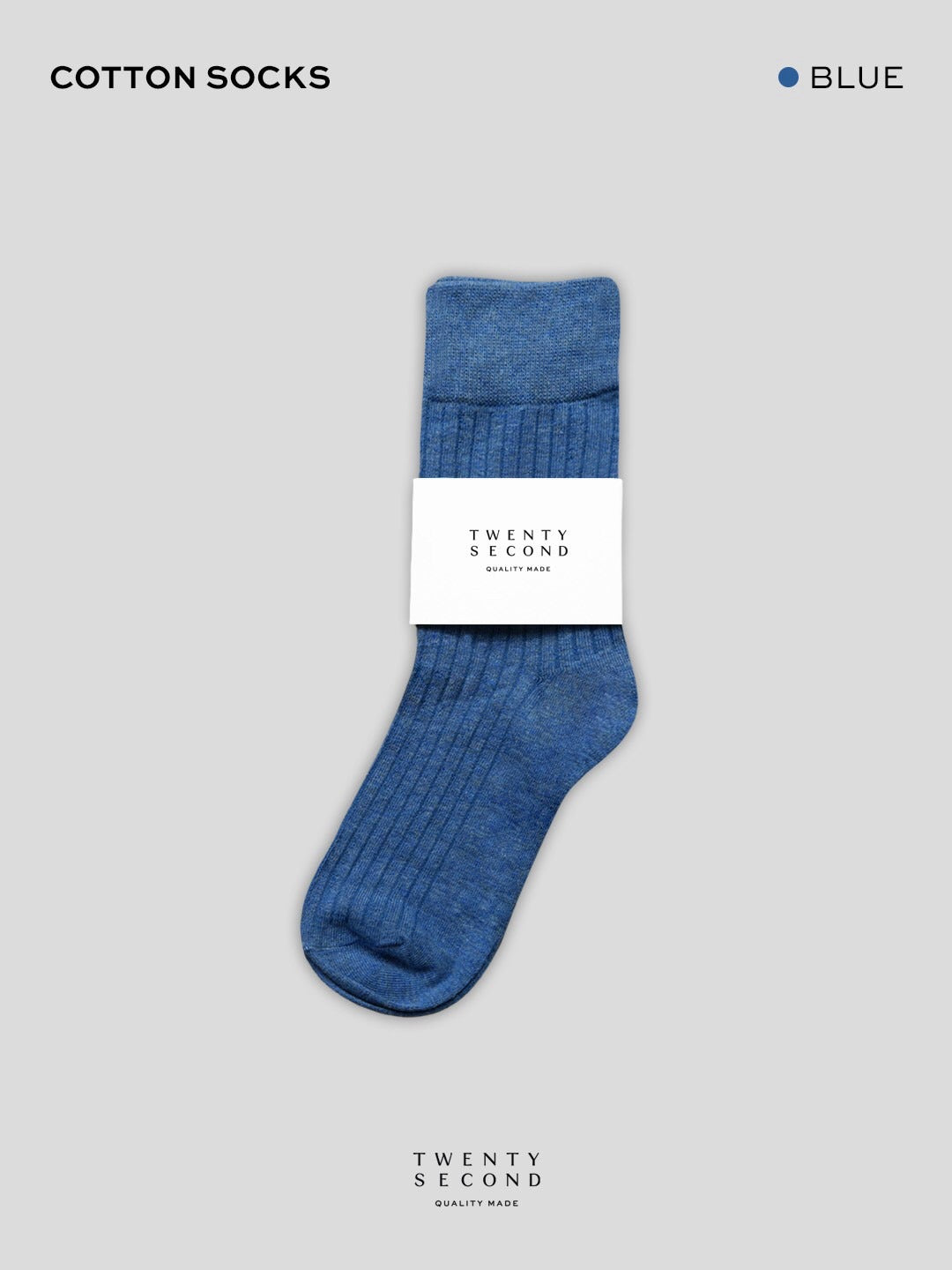 MID CALF COTTON SOCKS