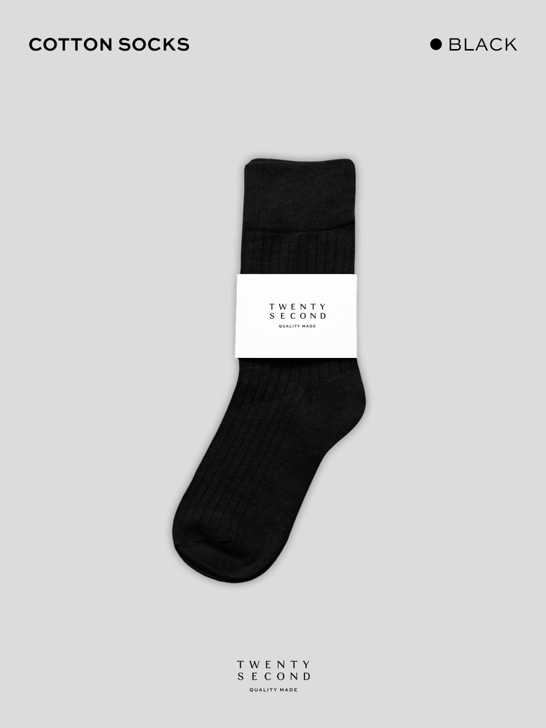 MID CALF COTTON SOCKS
