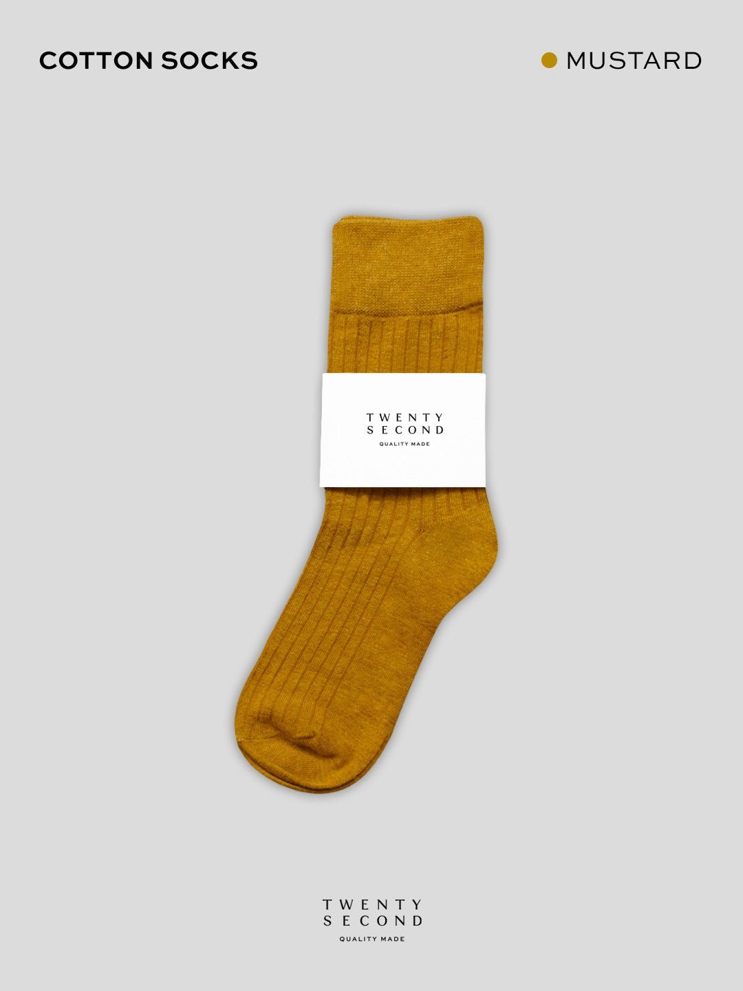 MID CALF COTTON SOCKS