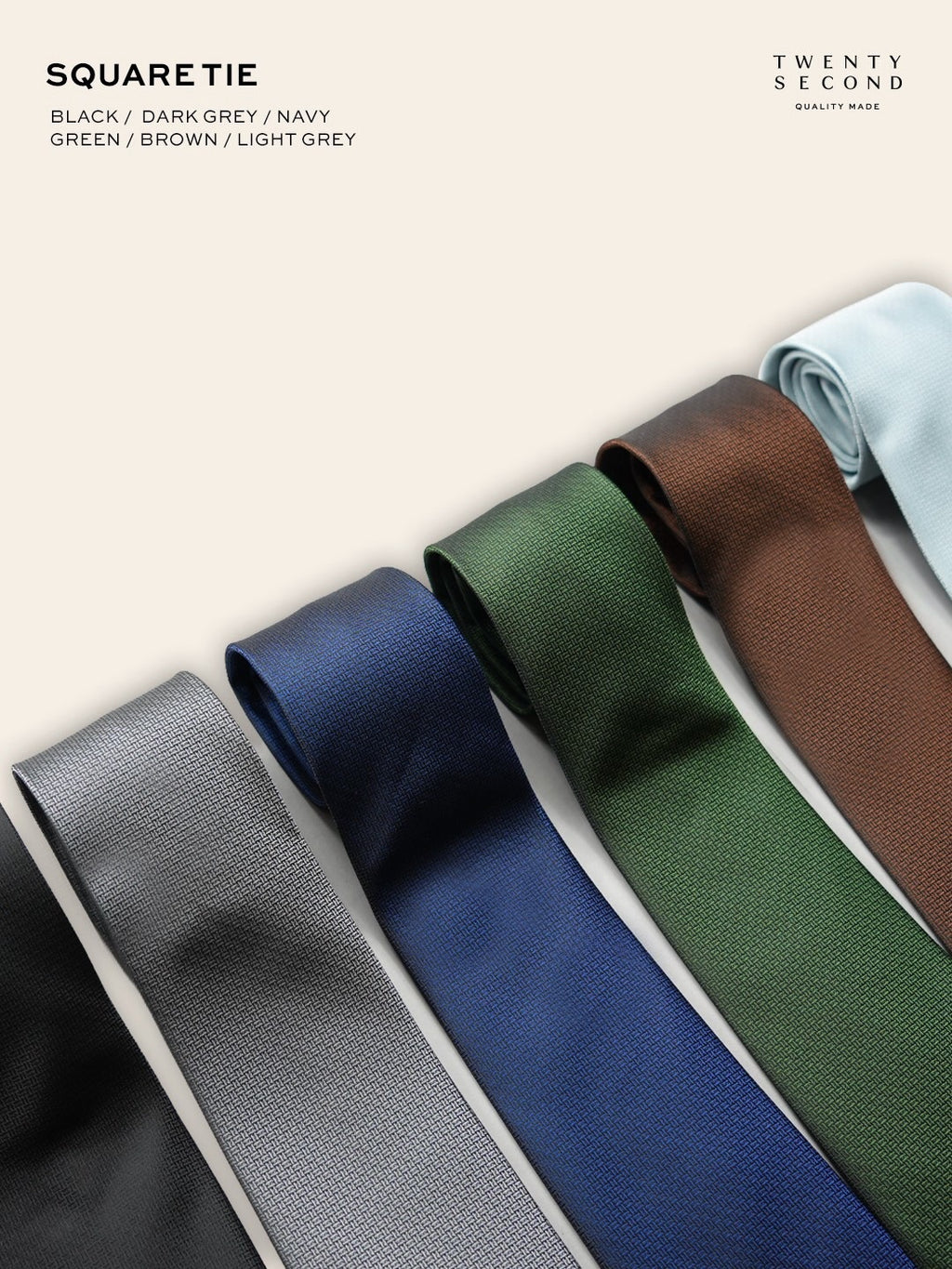 TIE SQUARE NECKTIE