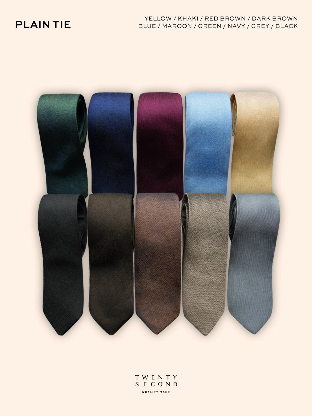 TIE PLAIN ll NECKTIE