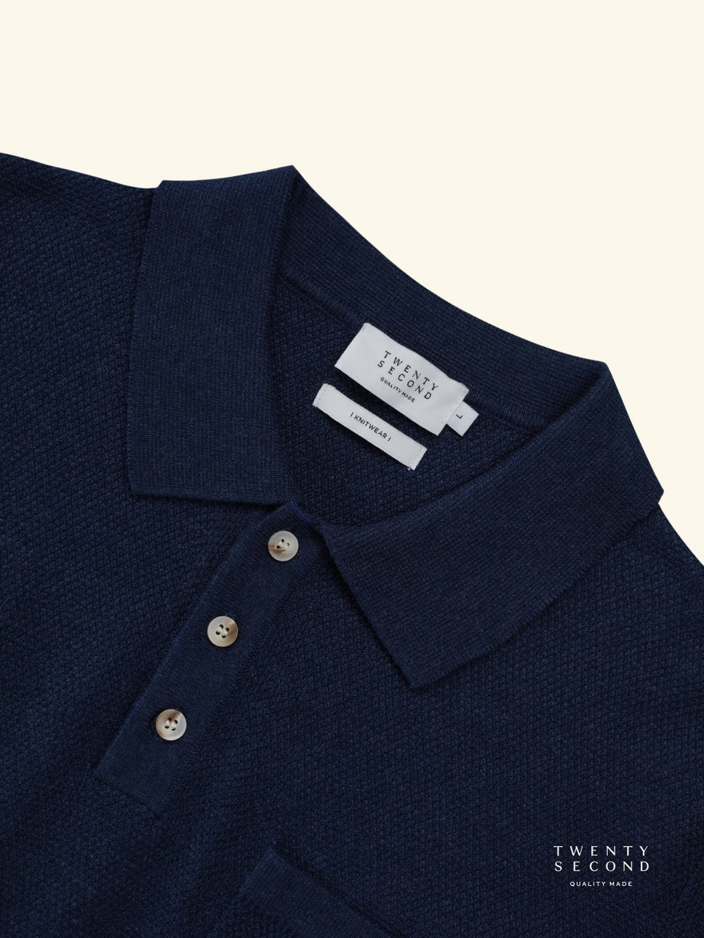 RIVIERA KNIT POLO - DARK BLUE