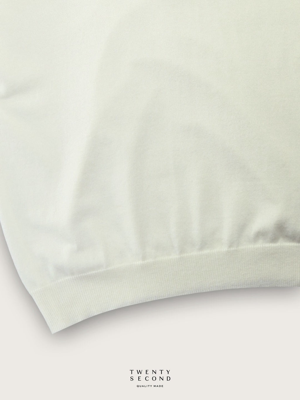 THEO WOOL KNIT POLO - WHITE
