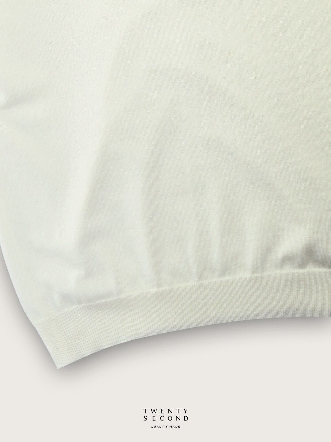 THEO WOOL KNIT POLO - WHITE