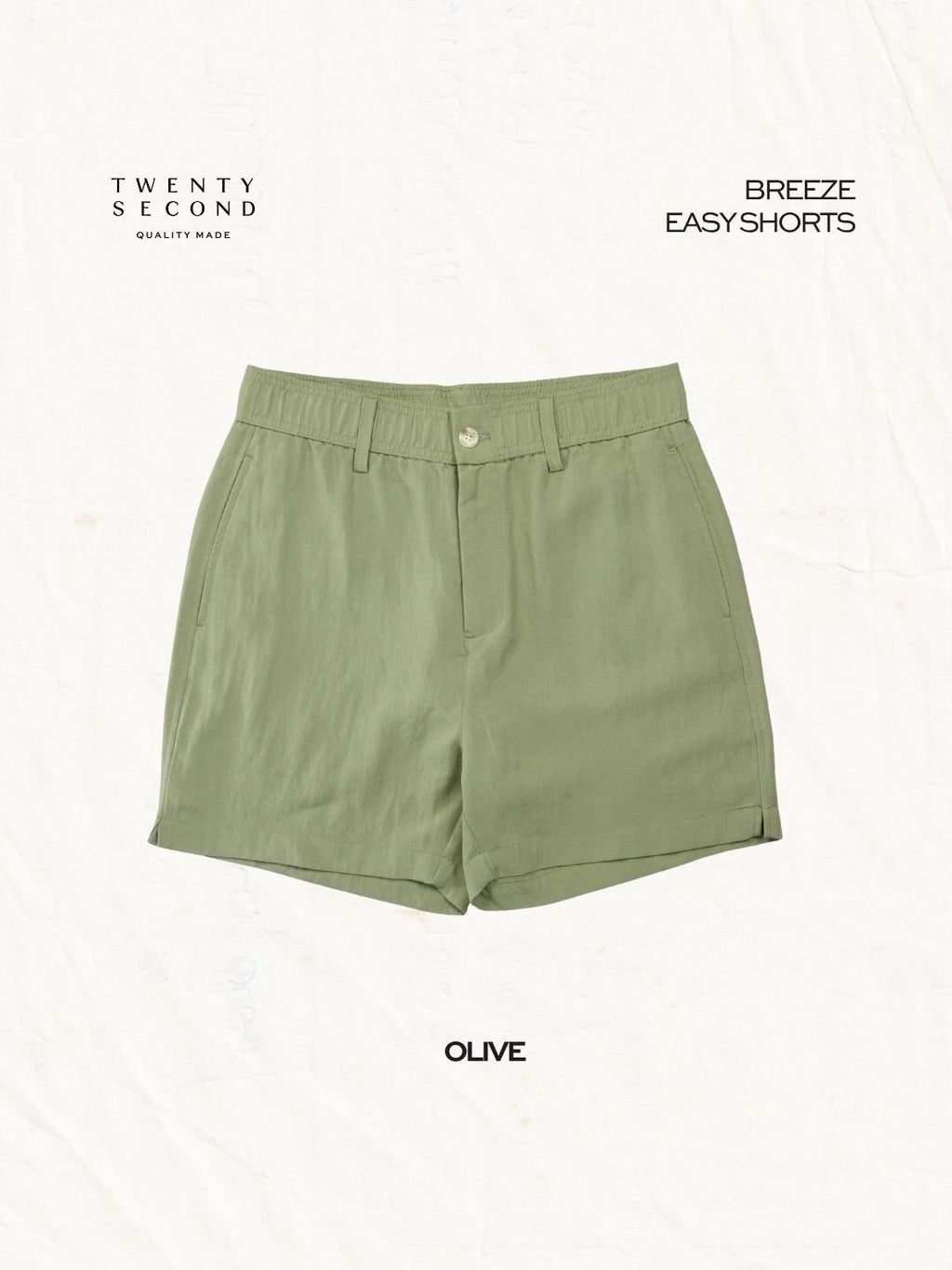 BREEZE EASY SHORTS - OLIVE