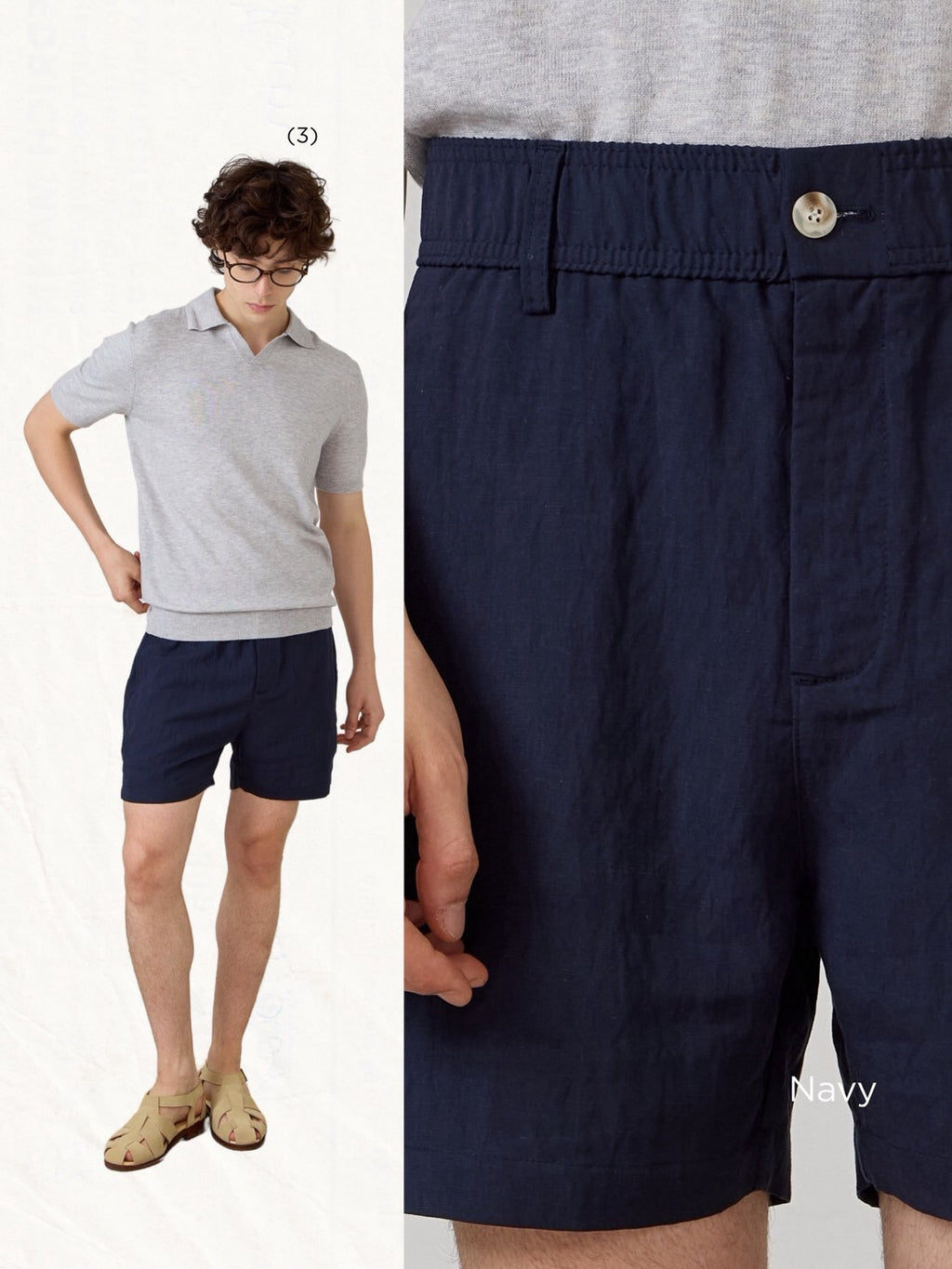 BREEZE EASY SHORTS - NAVY