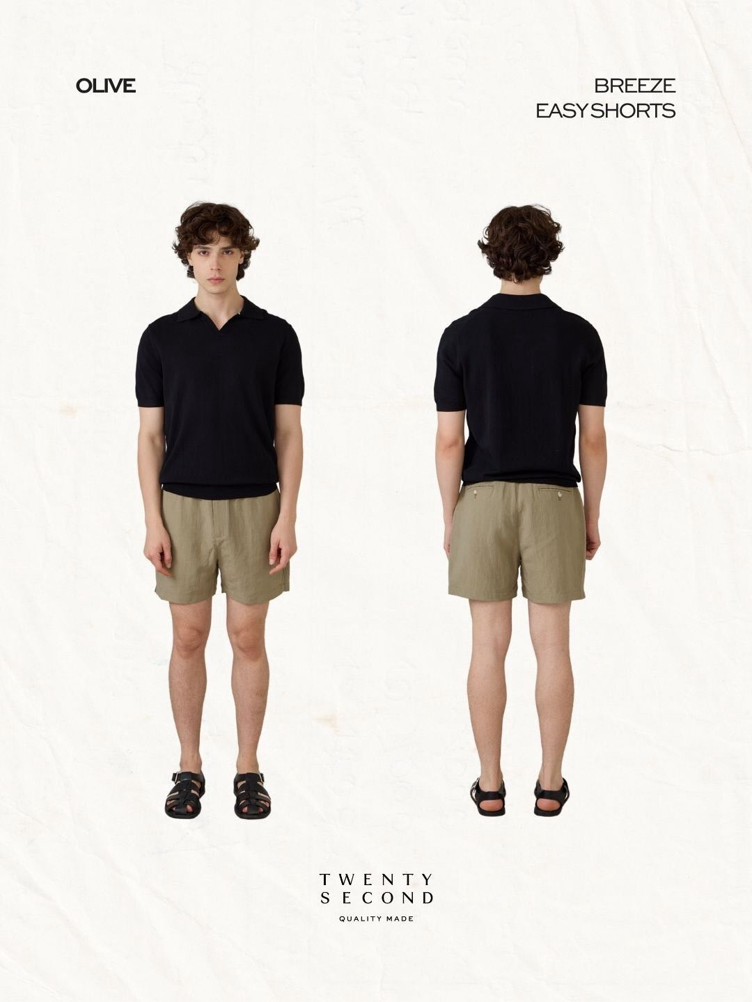 BREEZE EASY SHORTS - OLIVE