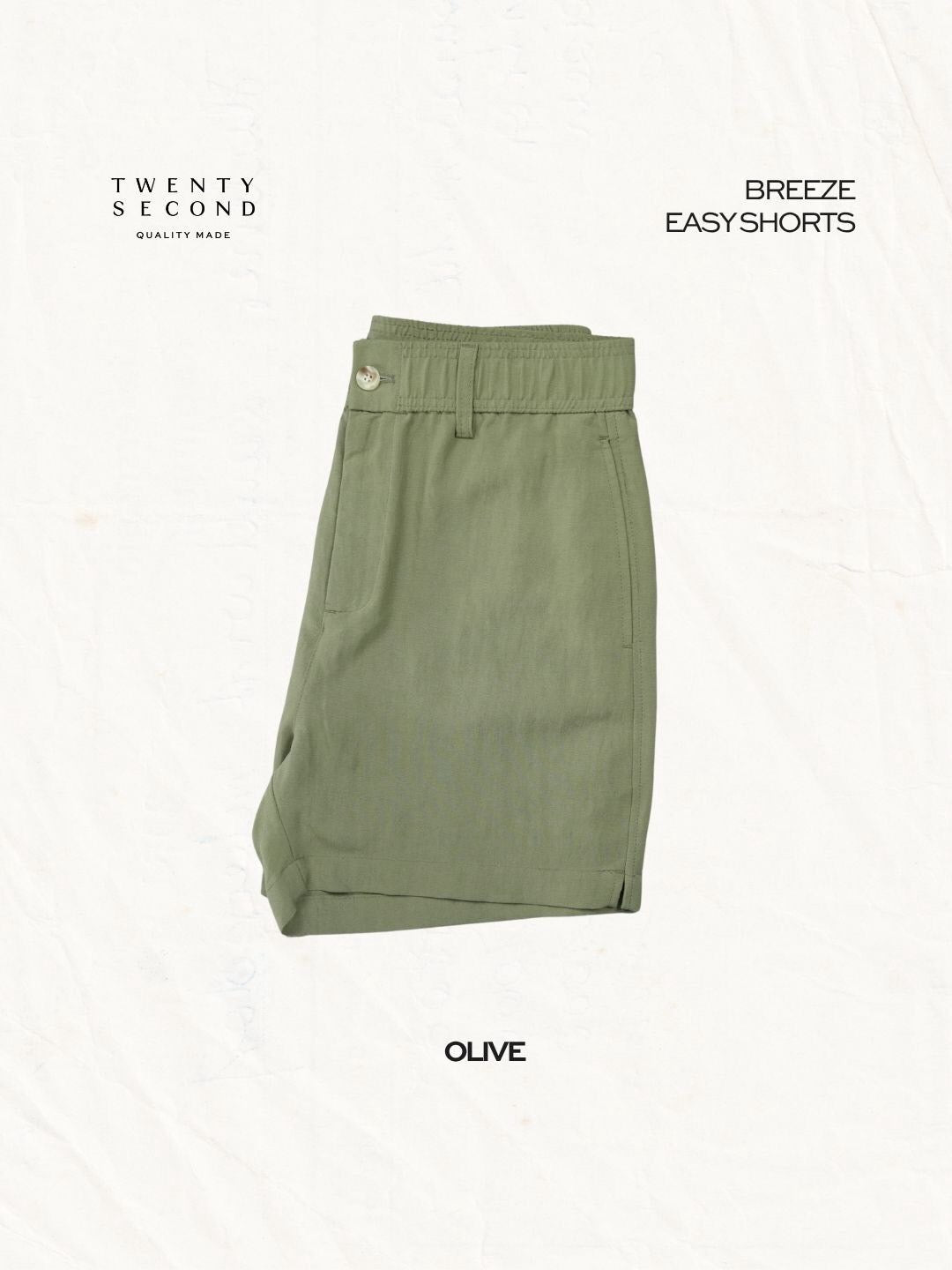 BREEZE EASY SHORTS - OLIVE