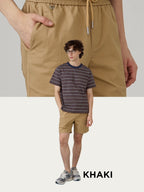FLEX RELAXED SHORTS - KHAKI