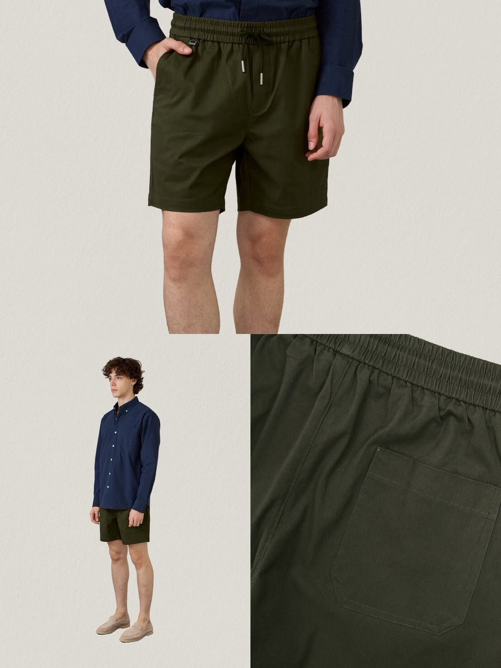FLEX RELAXED SHORTS - OLIVE