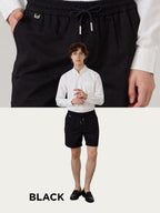 FLEX RELAXED SHORTS - BLACK