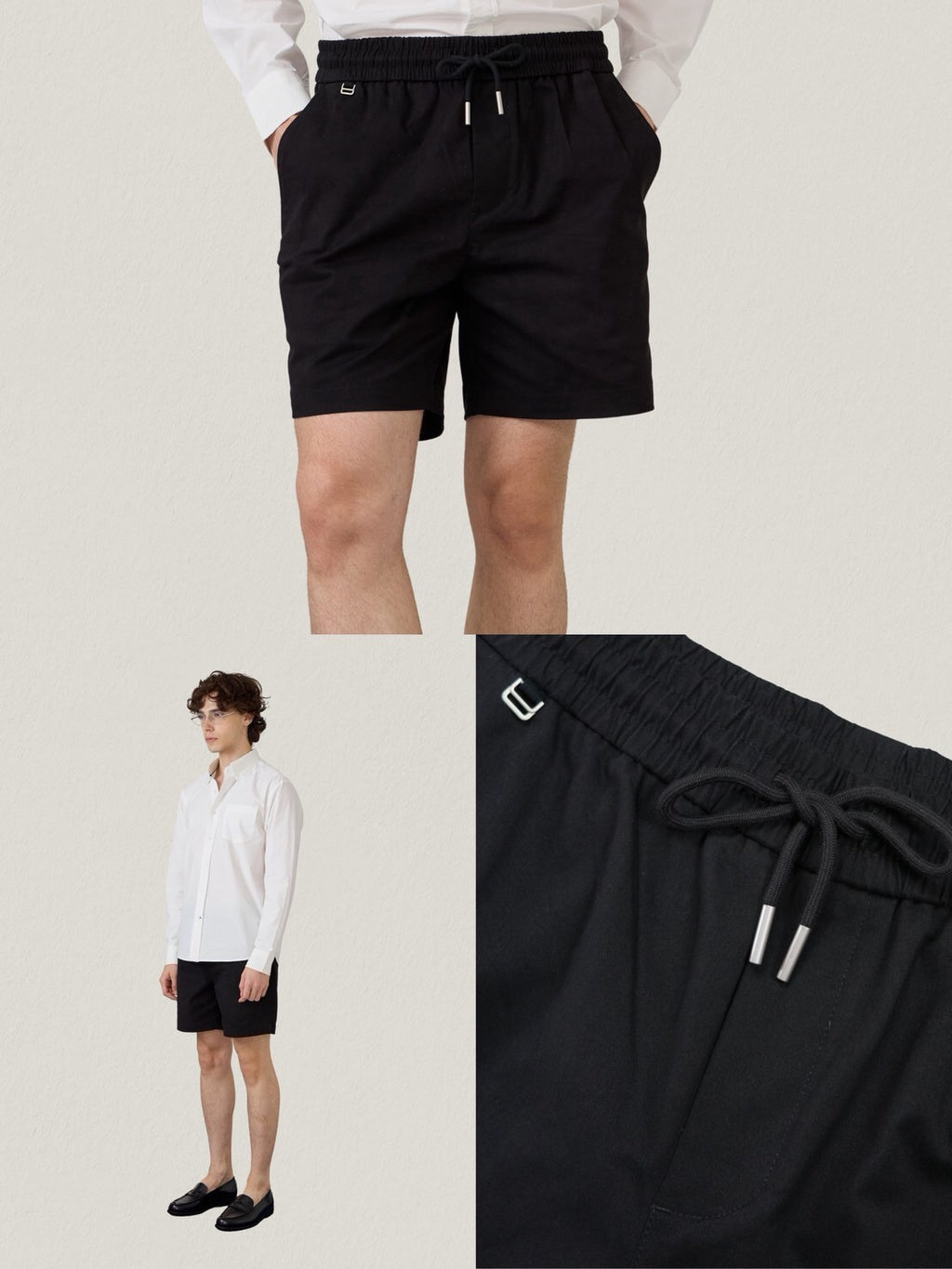 FLEX RELAXED SHORTS - BLACK