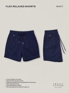 FLEX RELAXED SHORTS - NAVY
